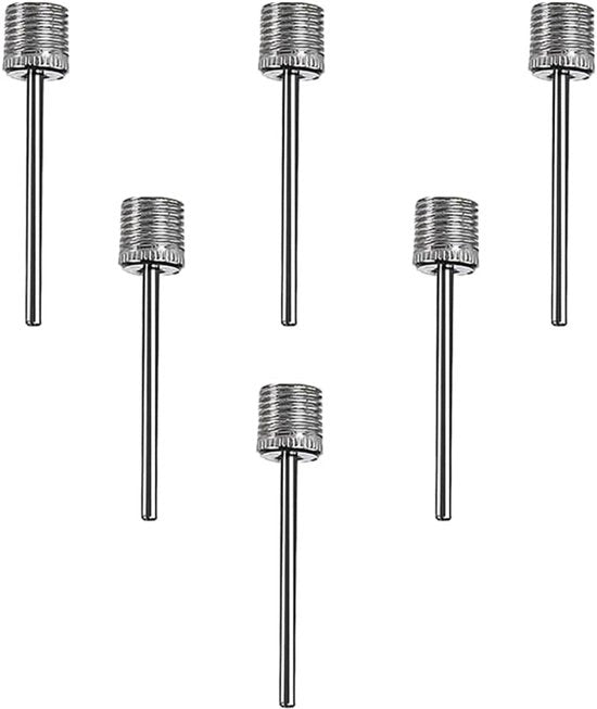 6 x Pomp per Pallone - Palloni Inflabili - Pomp per Palloni - Per Calcio Basket, Pallavolo, Rugby, Calcio, Palloni da Gioco