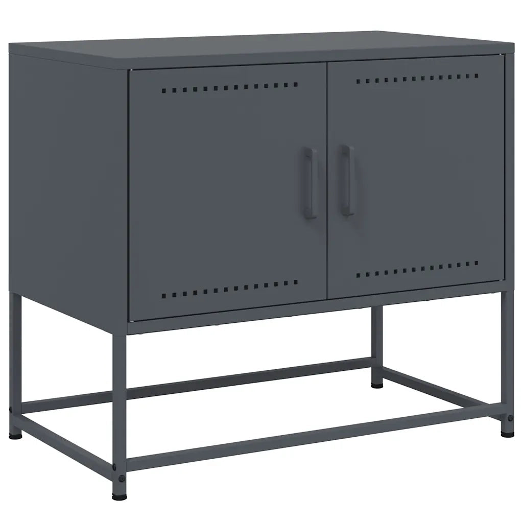 Mobile TV Antracite 68,5x39x60,5 cm in Acciaio
