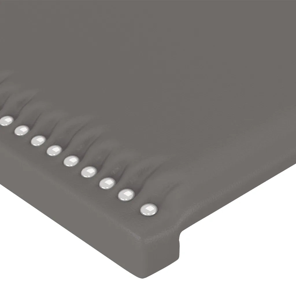 Testiera ad Orecchio Grigio 147x16x78/88 cm in Similpelle 3118722