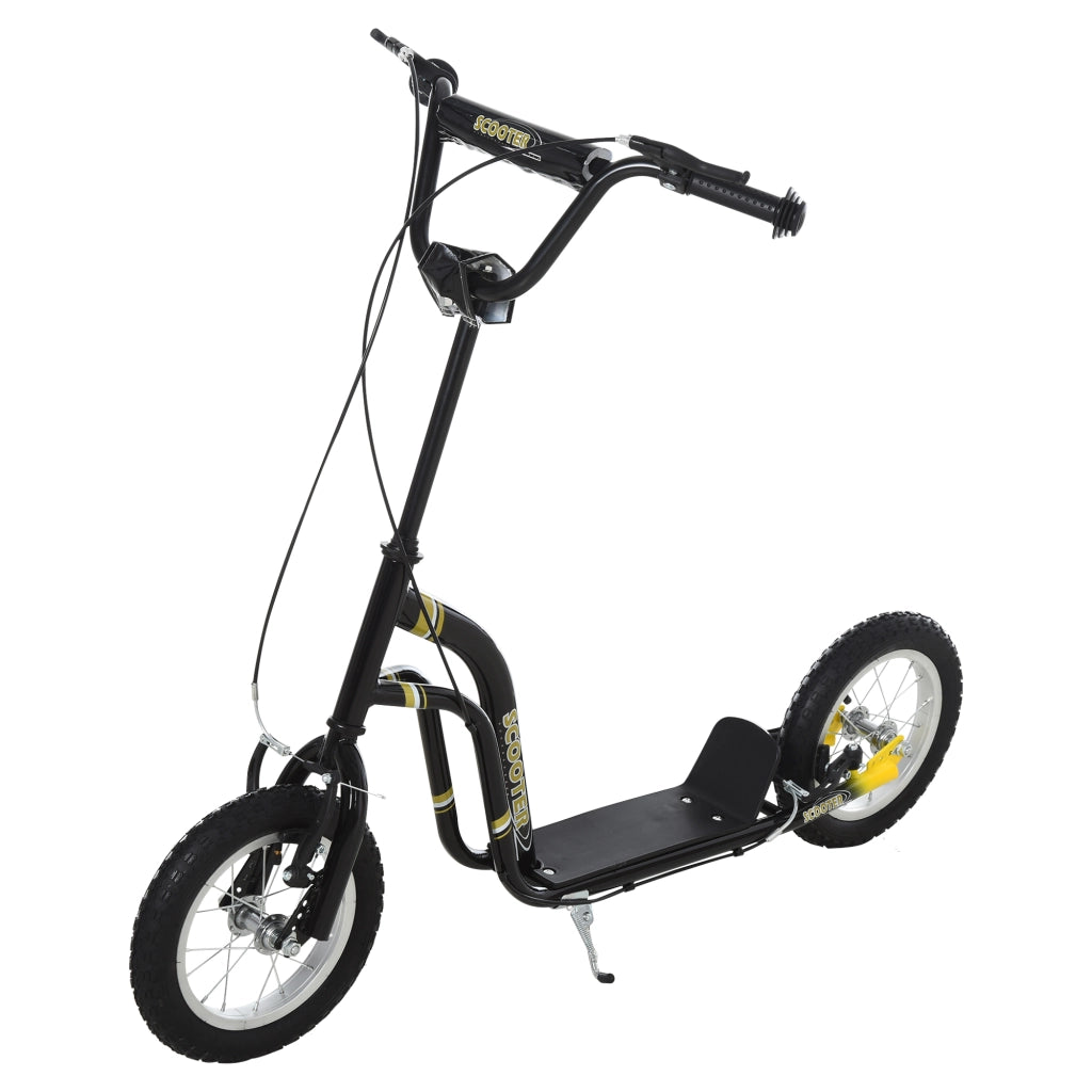 Trottinette Bambini ¨C zephmum ¨C Nero, Pneumatici 12 Pollici, 100 kg