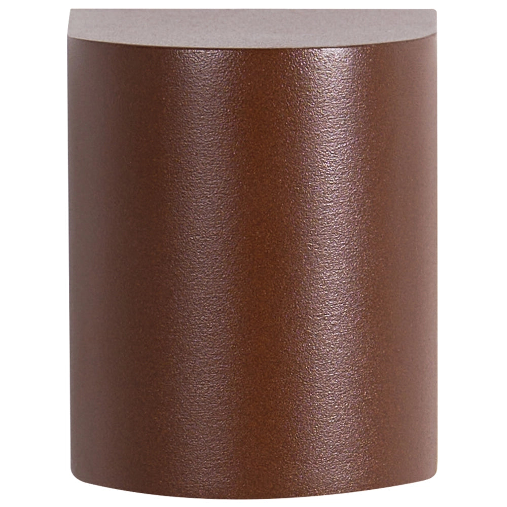 Set di 4 lampade da esterno per pareti esterne, 8 cm, in metallo e alluminio, moderne, merrone