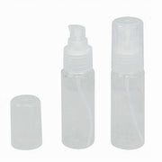Trade Shop - Set 4pz Bottiglia Viaggi Vuota Trasparente 100ml Dispenser Pompa Per Crema 79396 -