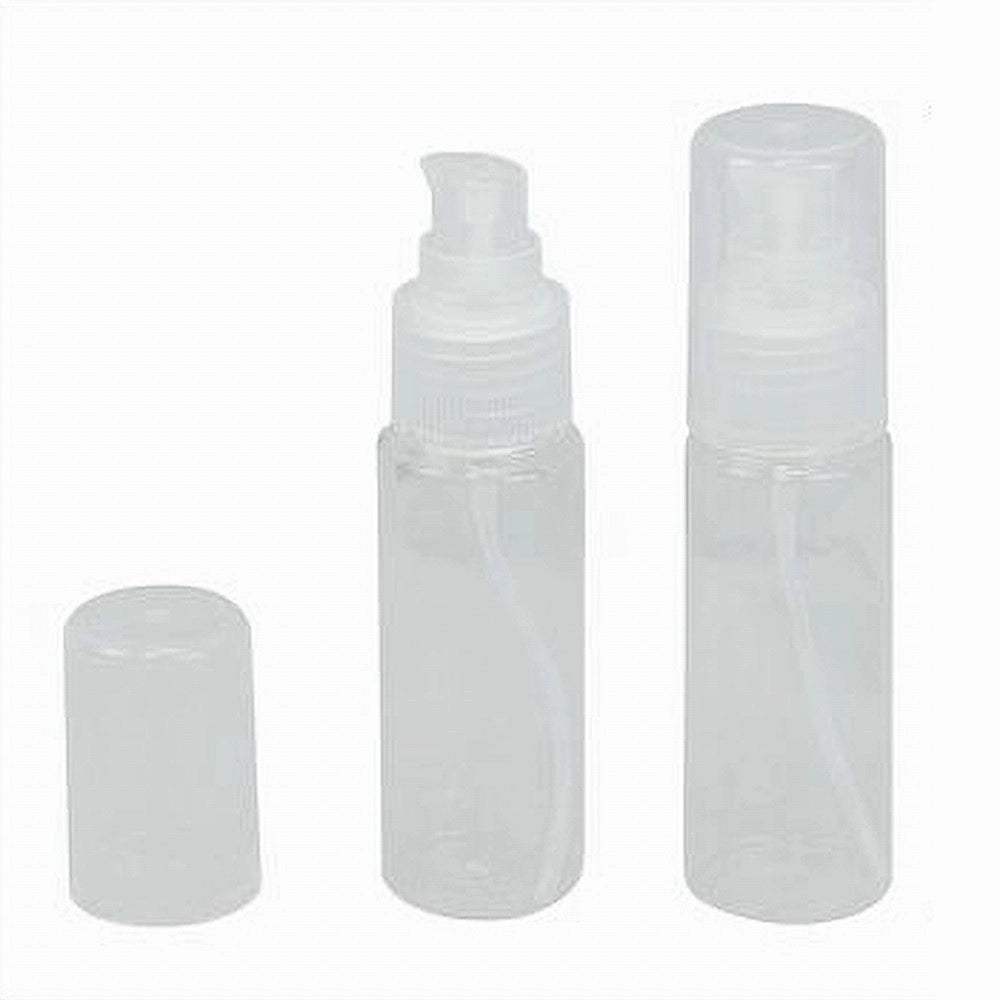 Trade Shop - Set 4pz Bottiglia Viaggi Vuota Trasparente 100ml Dispenser Pompa Per Crema 79396 -