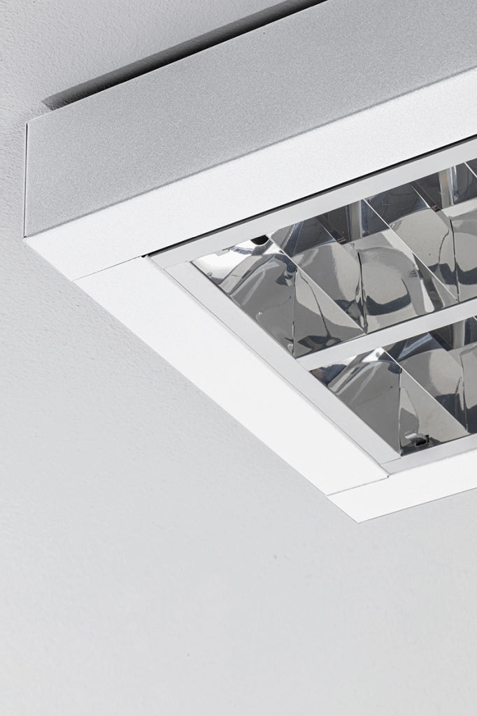 BILL EVO - Sospensione LED 58W 4000K CRI90 UGR19 - Lampada a sospensione in acciaio bianco - Rossini Group