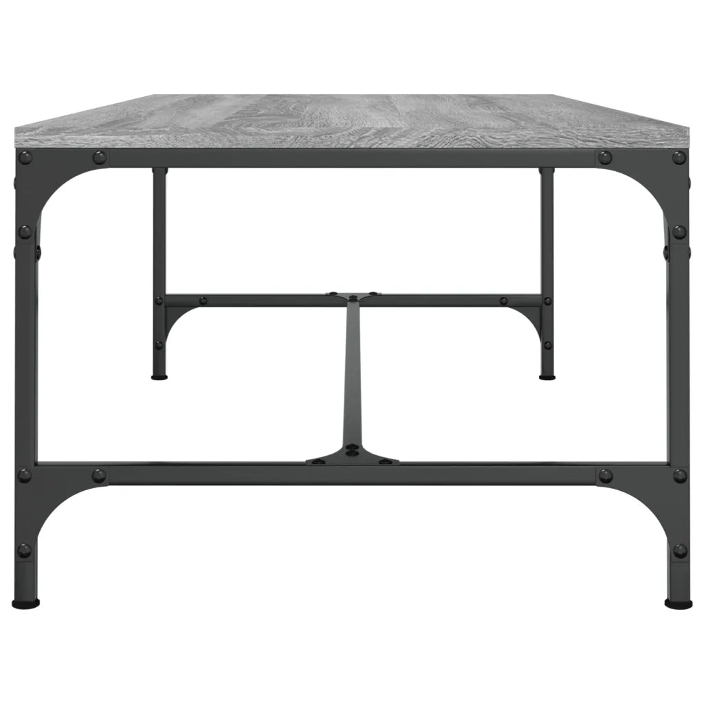 Tavolino da Salotto Grigio Sonoma 80x50x35 cm Legno Multistrato 819395