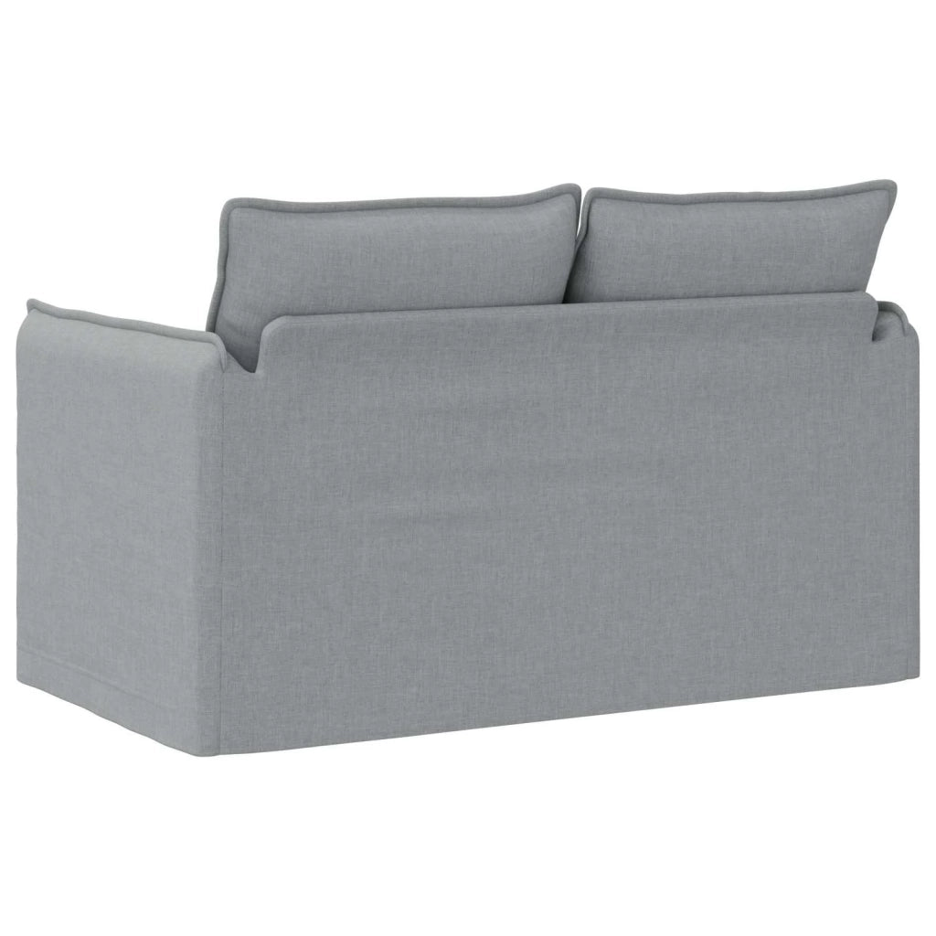 Divano Grigio chiaro 136 x 82 x 85 cm Tessuto 42024511