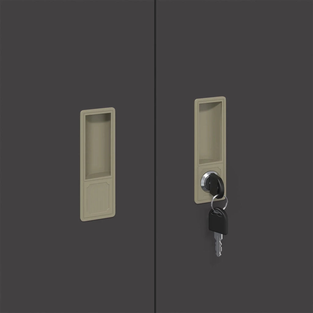 Armadio Nero 90 x 40 x 90 cm Acciaio CFW3784739
