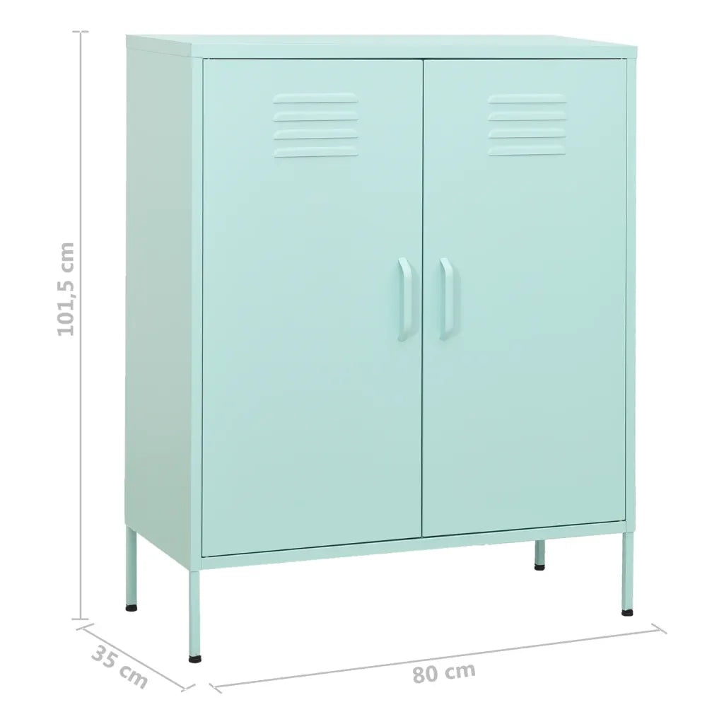 Armadietto Menta 80x35x101,5 cm in Acciaio 336167