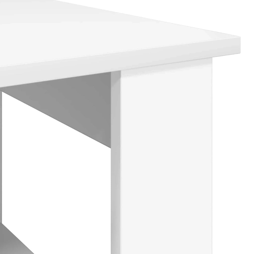 Tavolino da salotto Bianco 72 x 50 x 50 cm Legno multistrato