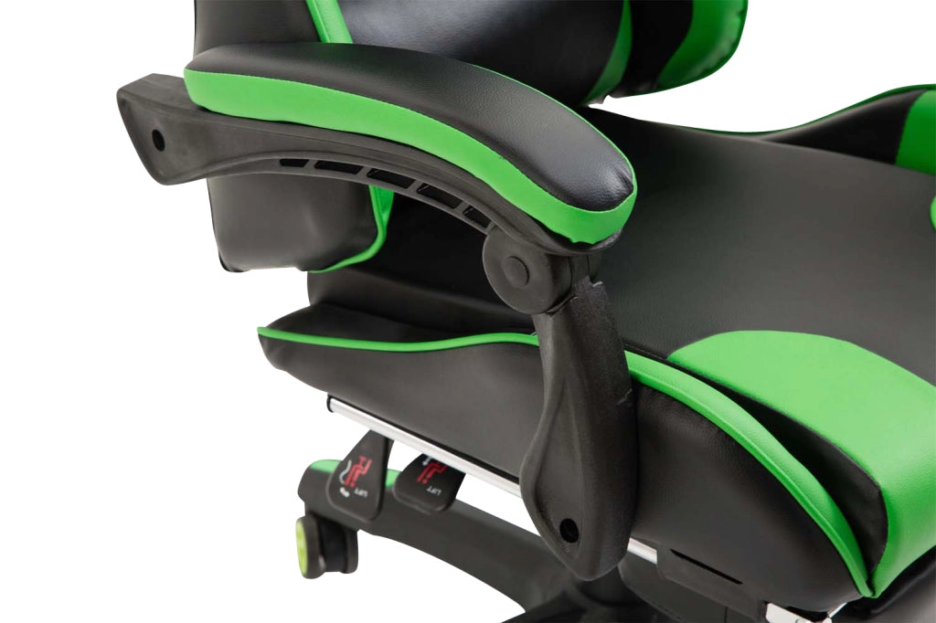 Poltrona gaming IGNITE in similpelle Nero/verde