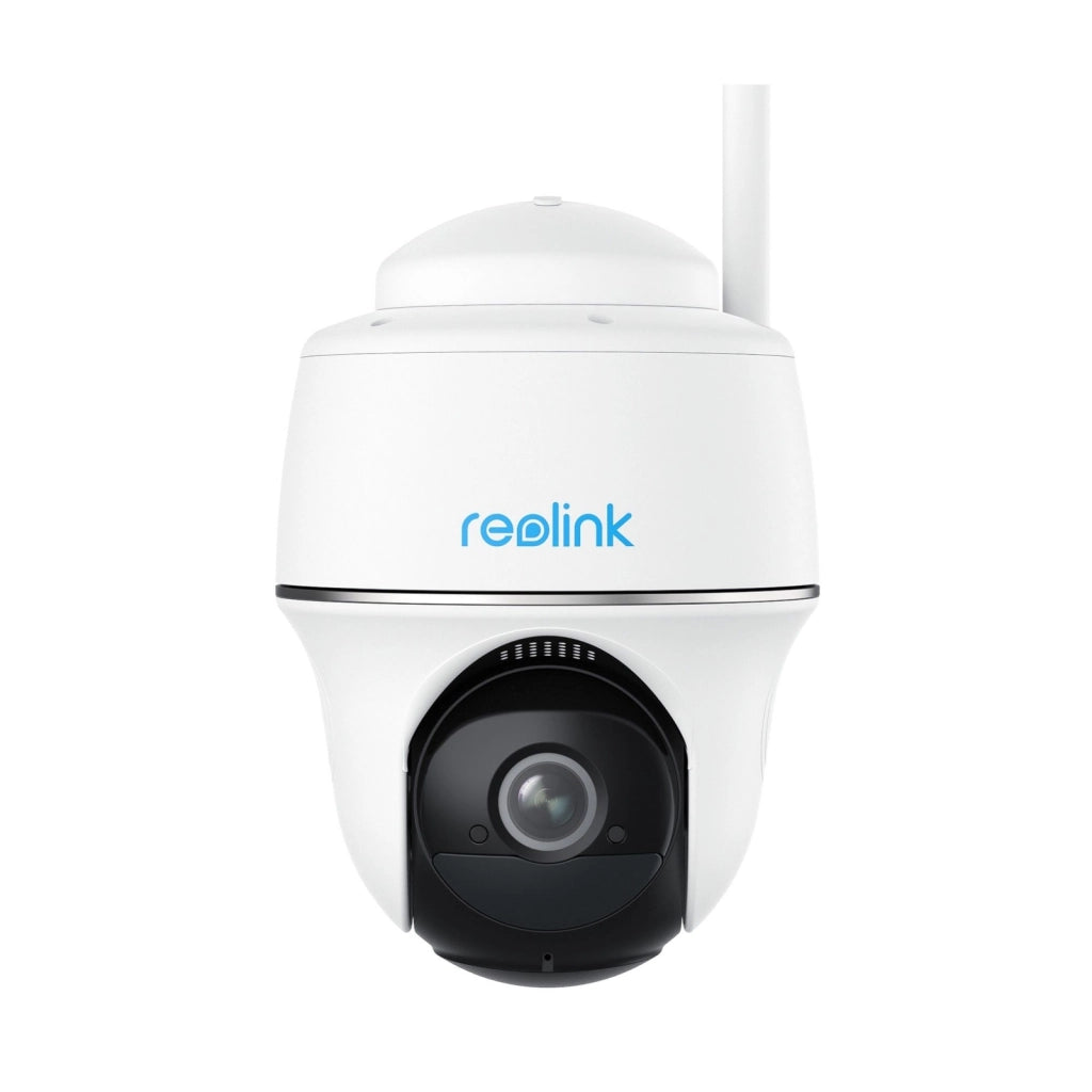 Reolink BWPT2K05 Argus Series B430 Telecamera IP Wi-Fi a batteria solare 5MP Pan Tilt visione notturna audio 2 vie colore Bianco