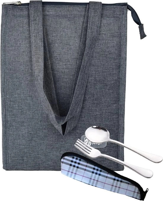 Borsa pranzo isolata – Borsa pranzo compatta per lavoro e scuola – Borsa pranzo portatile isolata