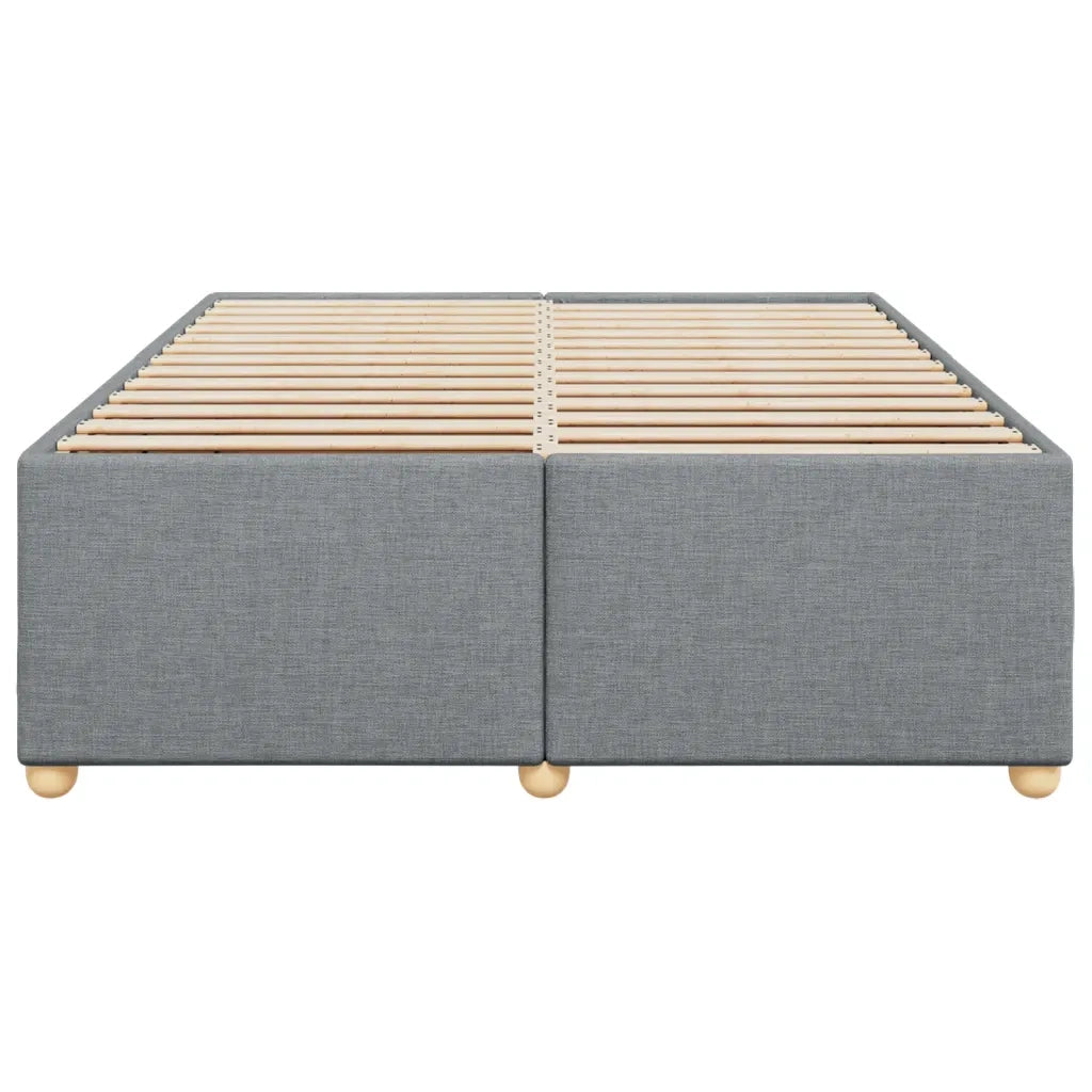 Giroletto senza Materasso Grigio Chiaro 140x190 cm Tessuto