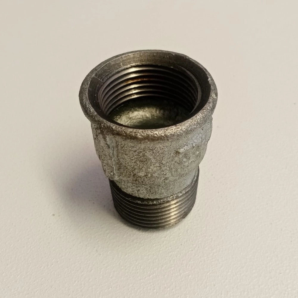 Raccordo mf 3/8 manicotto zincato di ghisa malleabile