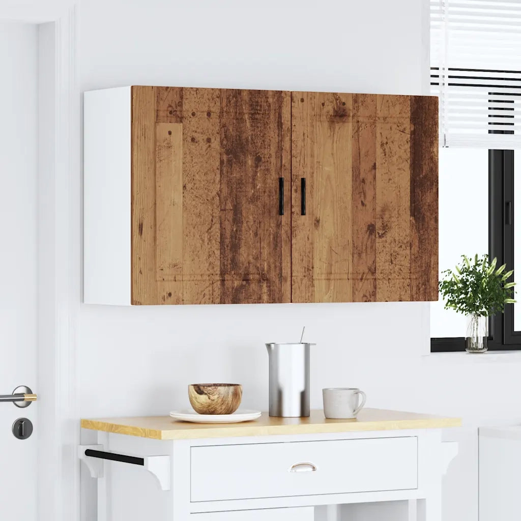 Pensili da Cucina 2 pz Porto Legno Antico in Legno Multistrato 854054