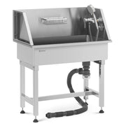 Vasca per toelettatura cani in acciaio inox per cani fino a 60 kg lega di alluminio rame acciaio inox 14_0008281
