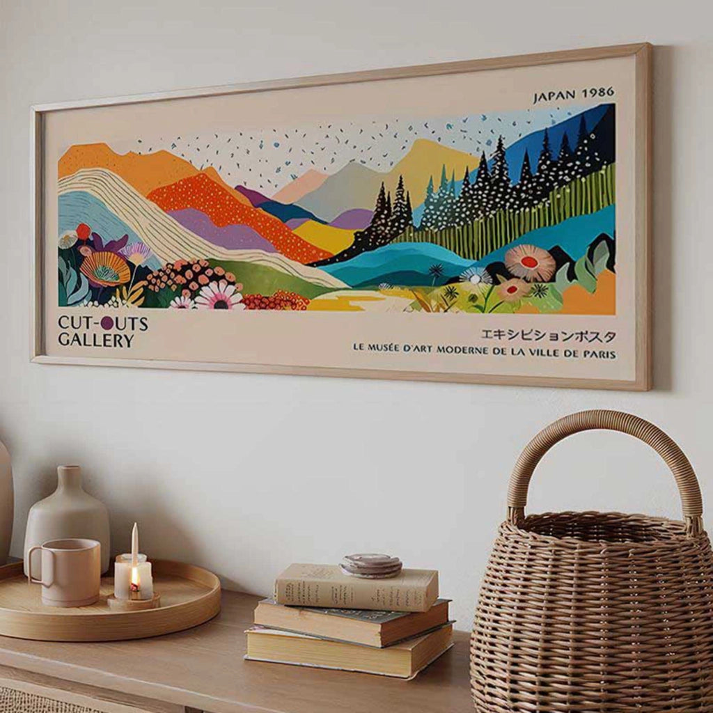 Misola, Quadro Materiale Struttura in Legno Nobilitato, 50x120h cm Multicolore