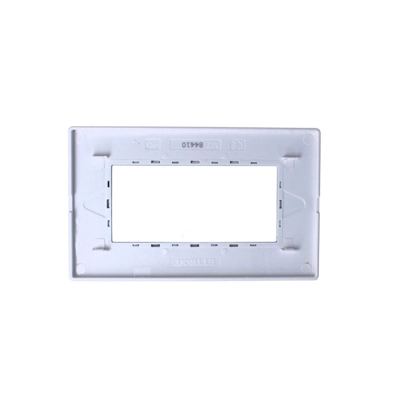 Placca In Vetro Serie Solar 4P Colore Nero Compatibile Con Bticino Matix