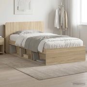 Telaio del letto con storage Rovere Sonoma 90 x 190 cm 3433333