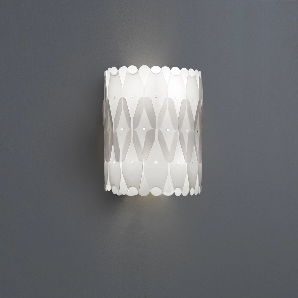 Applique Moderna Amanda Polilux ® Bianco 1 Luce E27