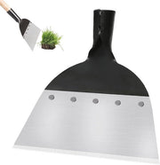 Scopa multifunzionale per giardino - Scopa per piante da esterno - Scopa per giardino in acciaio per esterni - Aiutante per giardino scopa per erbacce - Scopa per piante - Scopa per neve - 21 x 25 cm senza manico