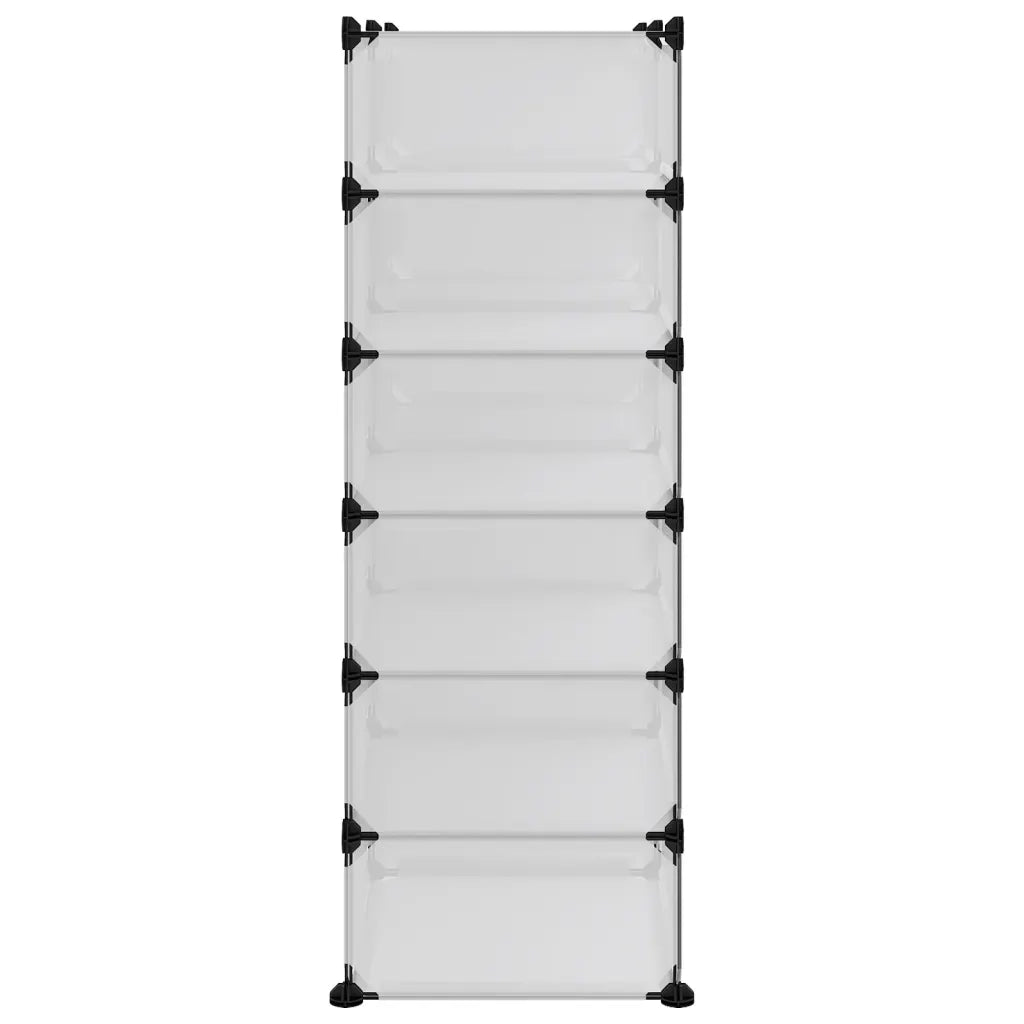 Scarpiera Trasparente 94,5x36,5x106 cm in PP 340564