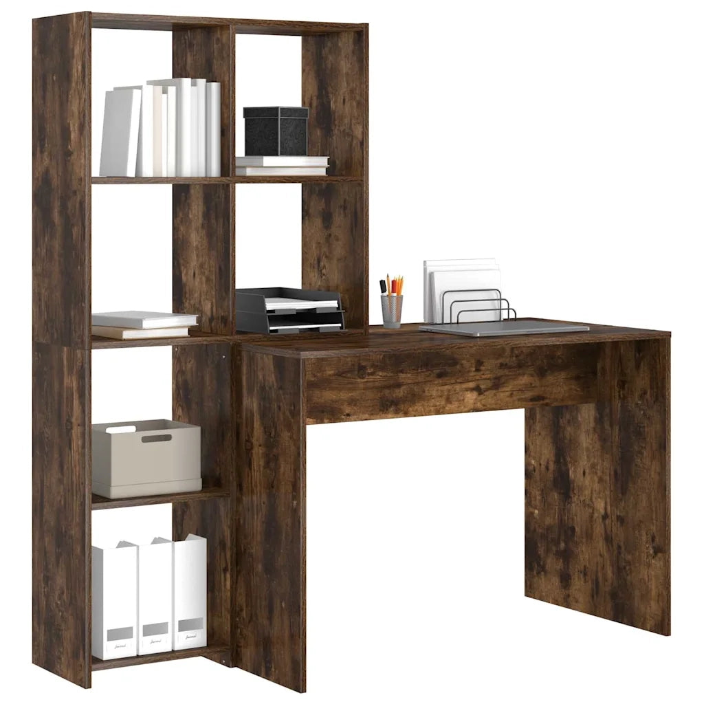 Scrivania Rovere fumé 138,5 x 55 x 143 cm Legno ingegnerizzato 3337253