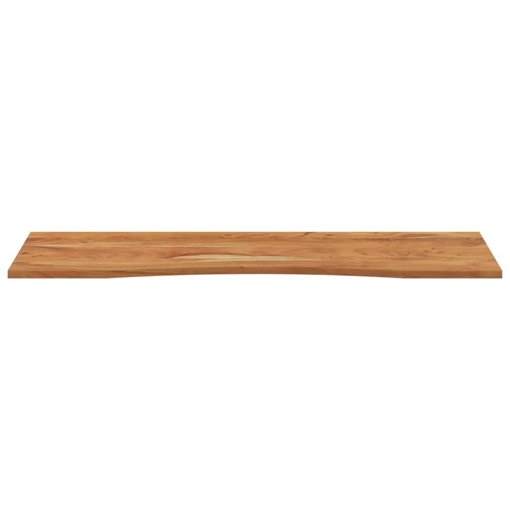 Piano Scrivania 160x50x2,5cm Rettangolare Legno Massello Acacia 370168