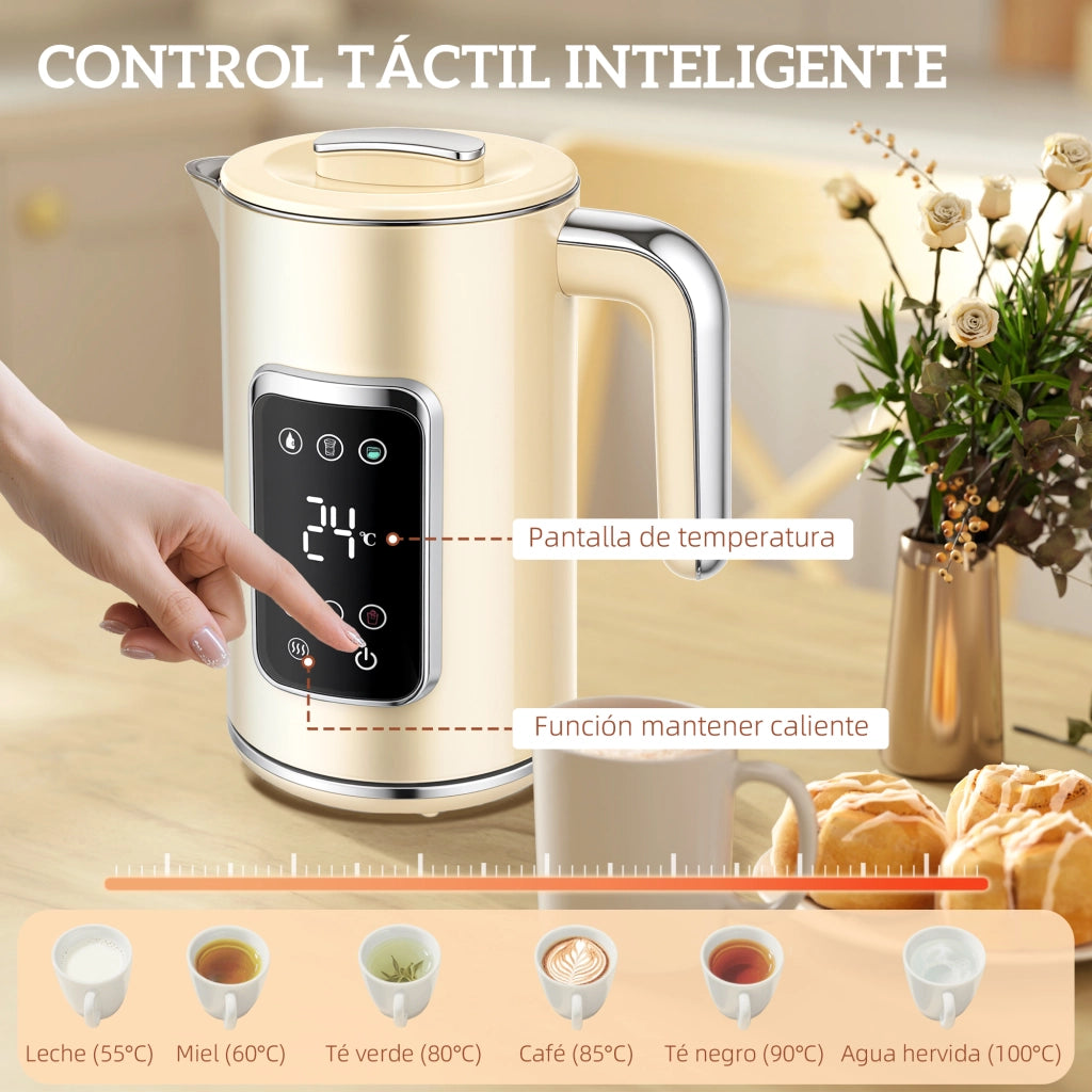 Tavolino da caff¨¨ con LED ¨C zephmum ¨C Bianco