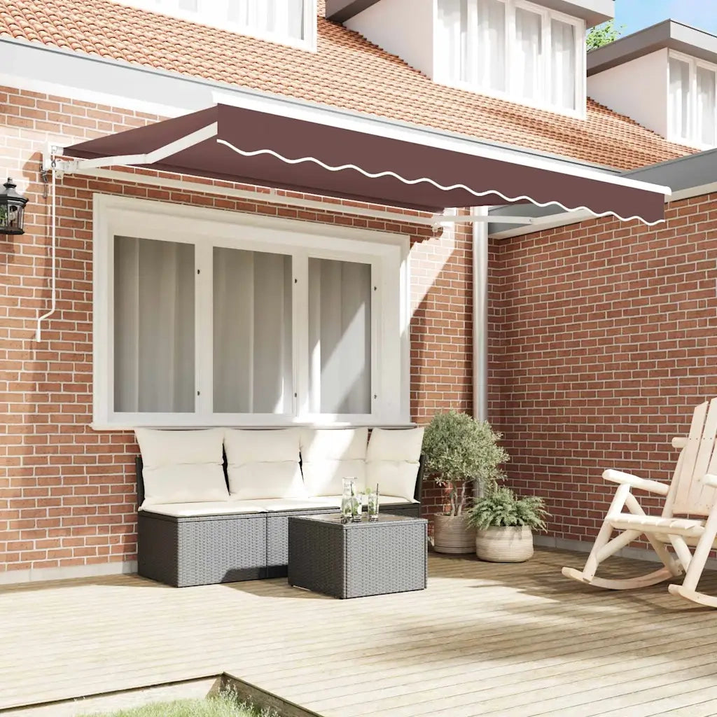 Struttura della tenda Marrone 350 x 200 cm 3329674