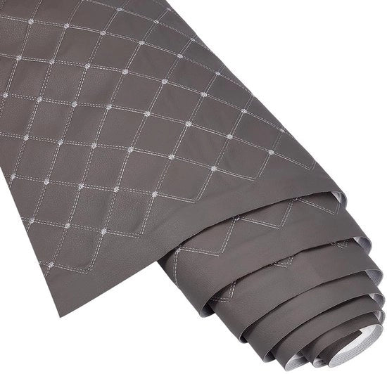 Materiale di rivestimento imitante la pelle - schiuma vinile - multifunzionale - 1,6 m di larghezza - 2 m di lunghezza - 3 mm di spessore - stoffa
