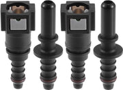 Flessa di carburante 7,89mm SAE - Tubo di carburante 8mm - Nylon - Duraturo - Resistente alla corrosione - Installazione facile