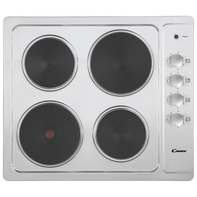 Candy CLE64KX Acciaio inox Da incasso 58 cm Piastra sigillata 4 Fornello(i)