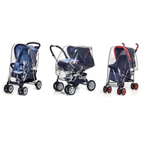 Parapioggia da Passeggino universale 72x73 cm Trasparente