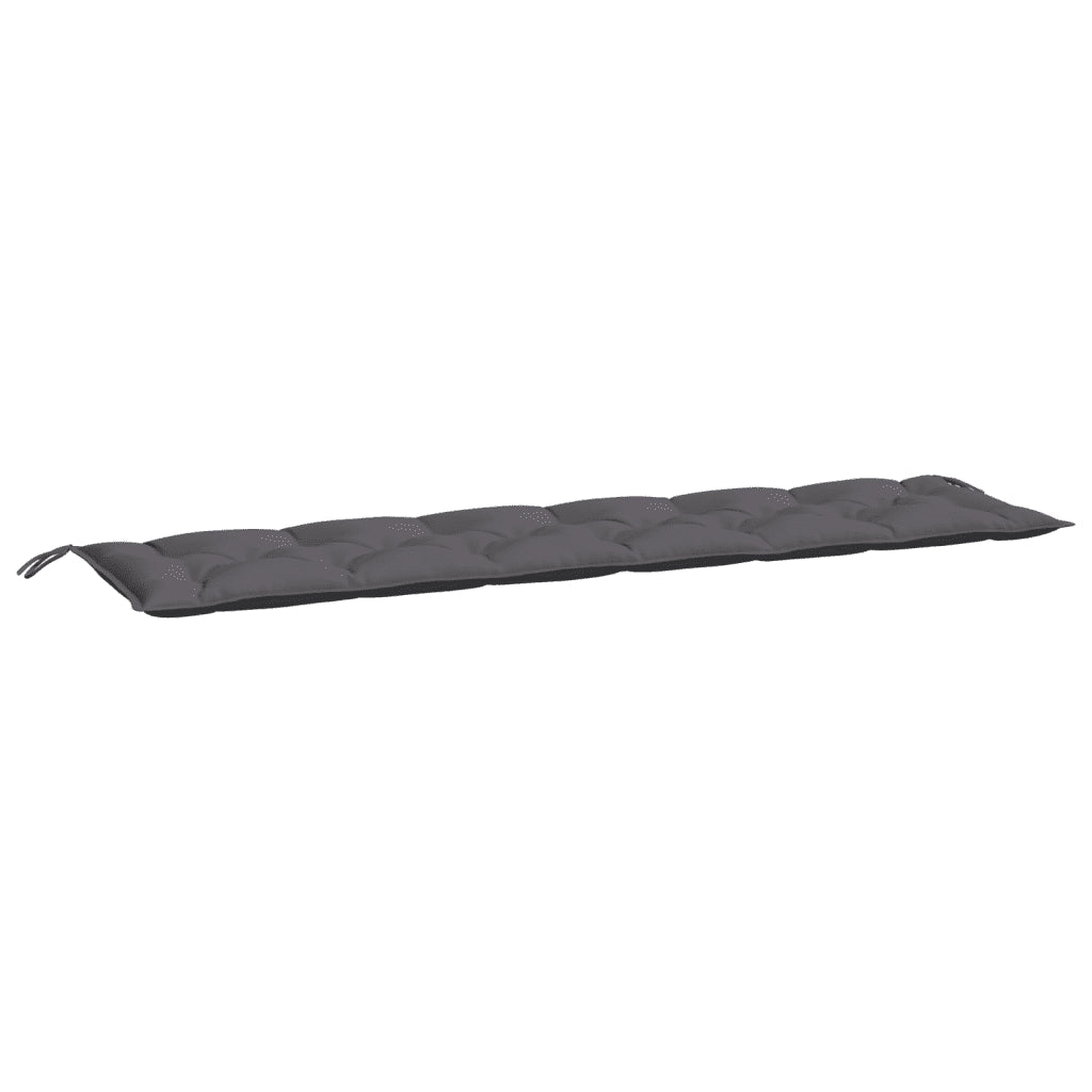 Cuscini per Panca 2 pz Antracite 200x50x7 cm in Tessuto Oxford 361735