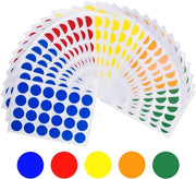 Sticker Coderanti Ronde 2cm, 6 Colori, 720 Stuks, Autoadesivi per Papier, Scrapbook, Coderanti a Forma di Cerchio