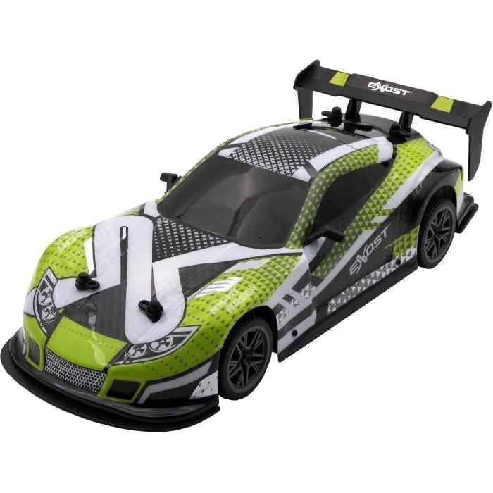 Auto telecomandata - EXOST - Luce flash 1:14 - 15 km/h - 31 -5 cm - verde - 5 anni