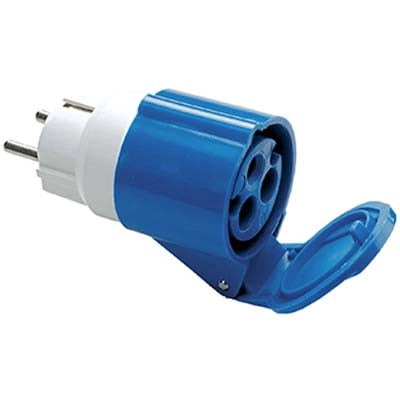 ADATTATORE SCHUKOPRESA BLU FME  2P+T 16A IP44