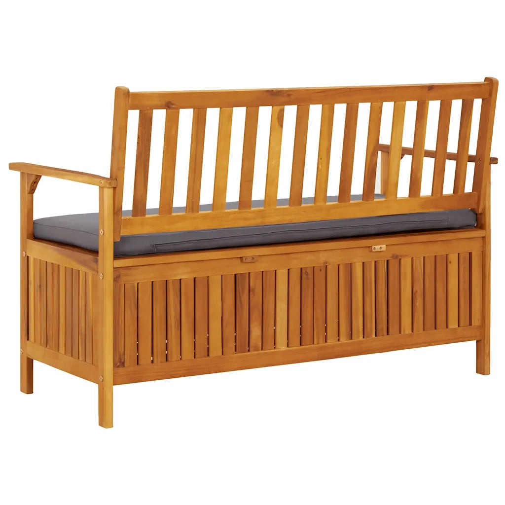Cassapanca da Giardino 120 cm in Legno Massello di Acacia 310276