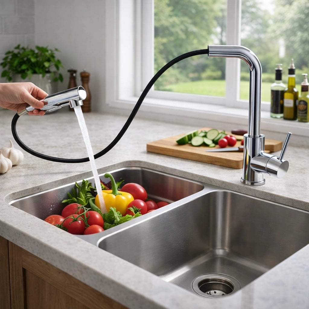 Doccetta Ricambio Miscelatore Cucina 2 Getti Attacco 1/2” 59223