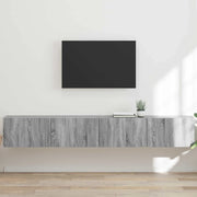 Mobile TV da parete 2 pcs Grigio Sonoma 98 x 31 x 29,5 cm
