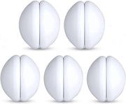 10 pezzi di pesi di silicone per tende doccia e tovaglie - magneti di silicone - stopper magnetici con vernice anticorrosiva (bianco)