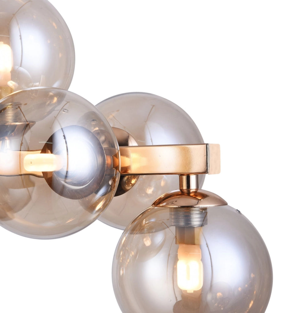Lampada pendente Modern in Metallo Dallas Oro