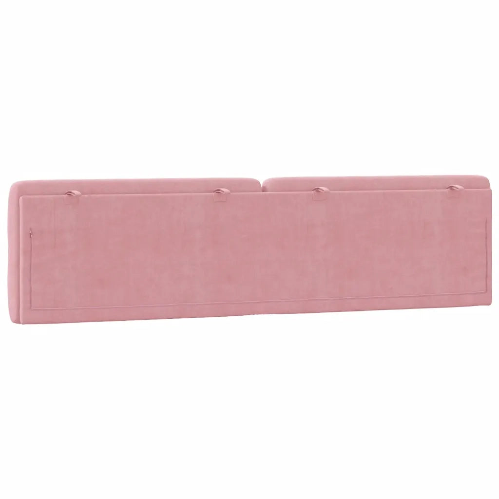 Cuscino Testiera Rosa 200 cm in Velluto CFW8972781