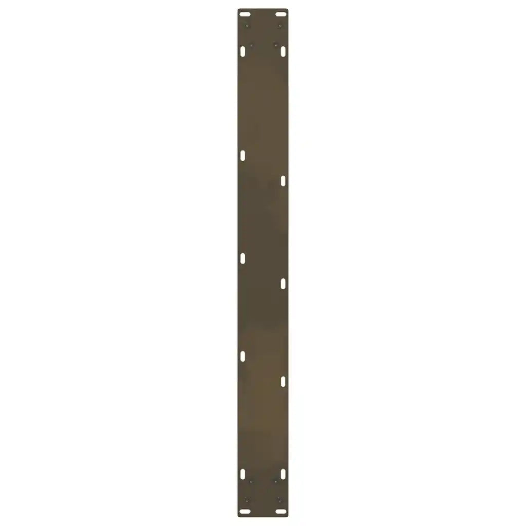 Gambe per tavolo da pranzo in acciaio naturale 2 pz 70x(72-73) cm Acciaio 4013311