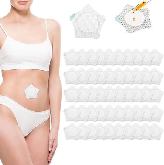 Kit di sostegno per navelle a pentagramma - 50 pezzi - 7,5 cm - non include olio - molto assorbente