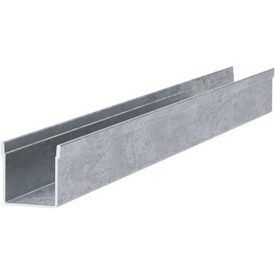 GUIDA X TAPPARELLE - ZINCATA S.MM 0,8 MM 19X27 H.CM 170- 12 pezzi