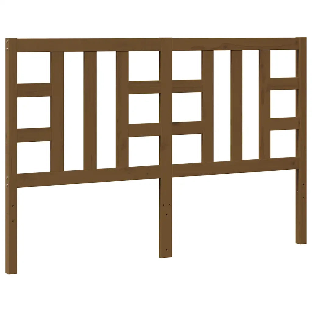Testiera per Letto Ambra 146x4x100 cm in Legno Massello di Pino 817843