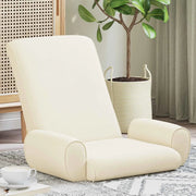 Sedia da Pavimento Crema 68 x 51 x 56 cm Velluto grana 42028118
