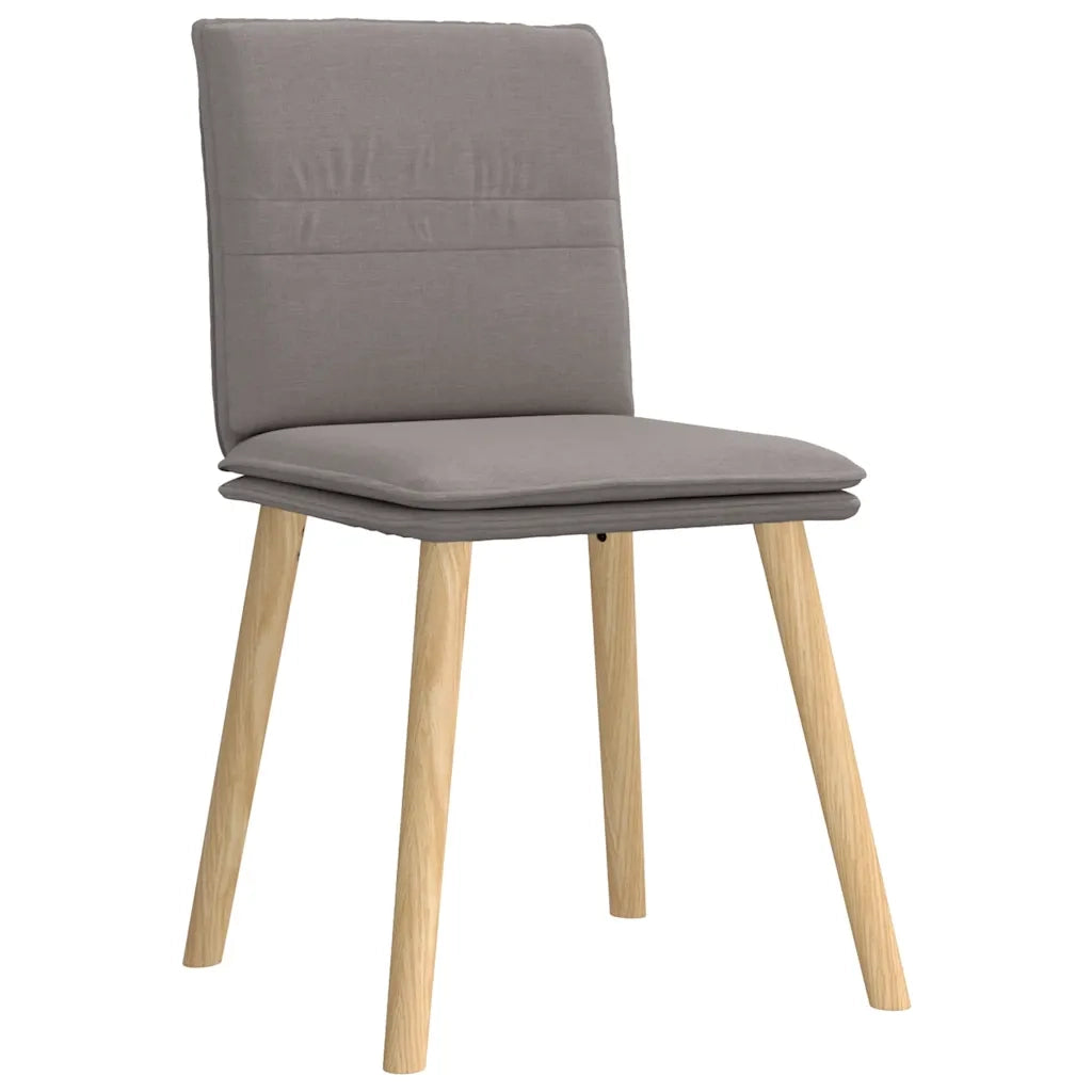 vidaXL Sedie da Pranzo 6 pz Grigio Talpa in Tessuto